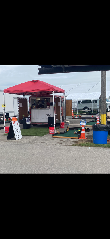 Delaware County Fair 
Do Some Divots
“putt it in here”

Just $2 per round
Hole-in-one on 9th = FREE DONUTS 🍩
